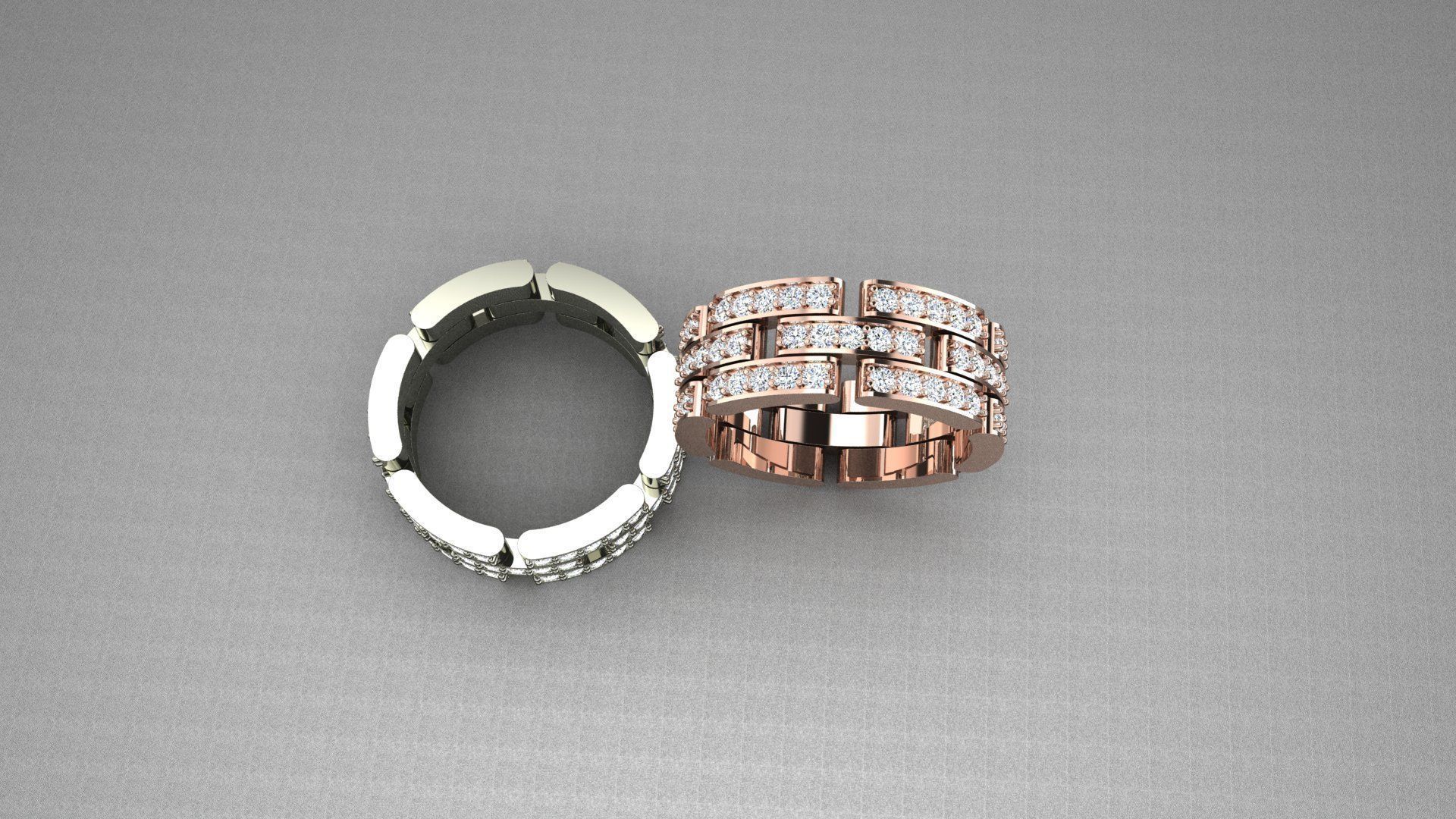  Chain Ring 3D model 3D print model_1