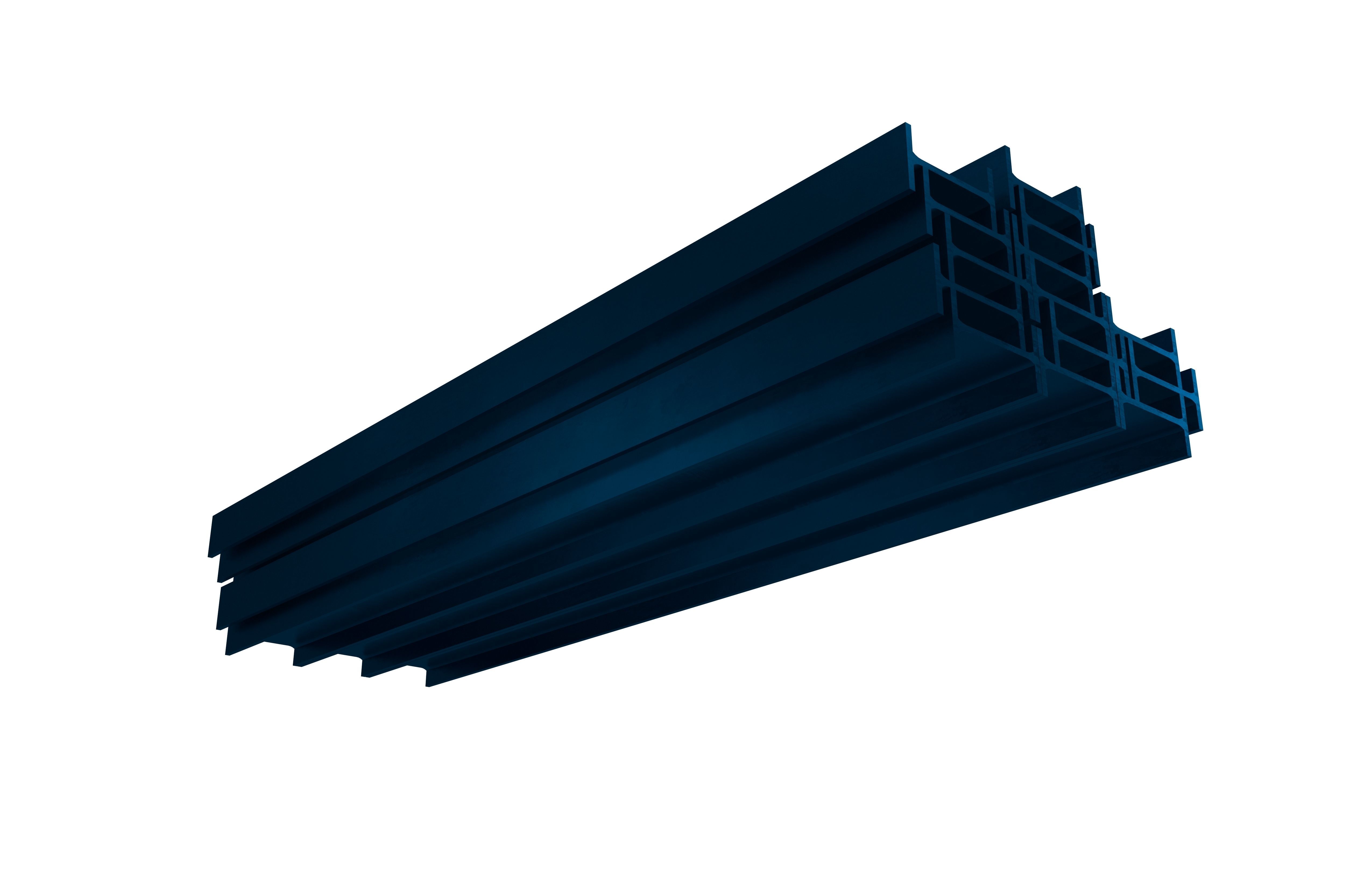 Stacked I Beam v1 008 Low-poly 3D model_2