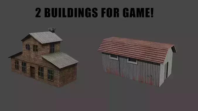 2 BUILDINGS FOR GAME 