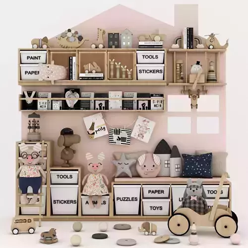 toys and furniture set 