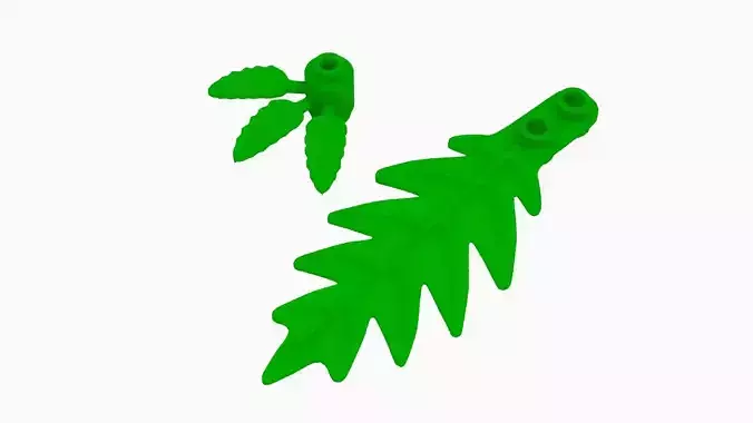 Lego Detailed Plant Leaf