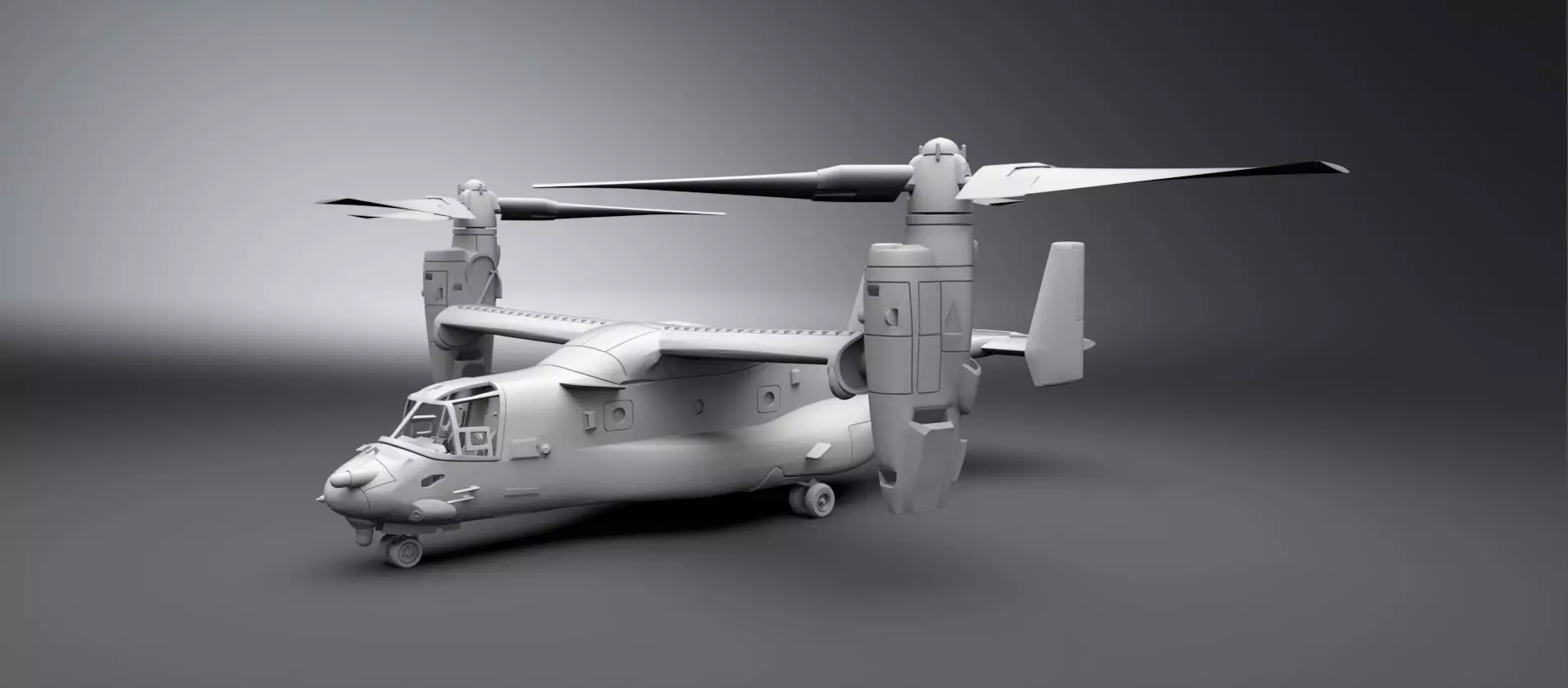 Bell Boeing V22 Osprey Scale model 3D print model_0