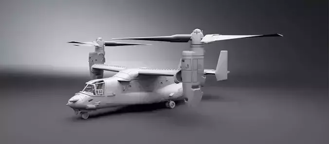 Bell Boeing V22 Osprey Scale model 3D print model