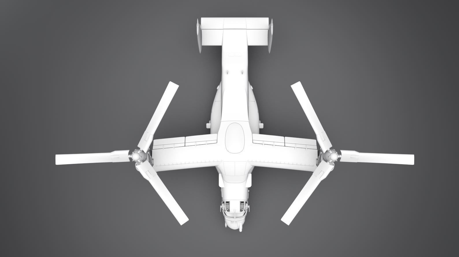 Bell Boeing V22 Osprey Scale model 3D print model_3