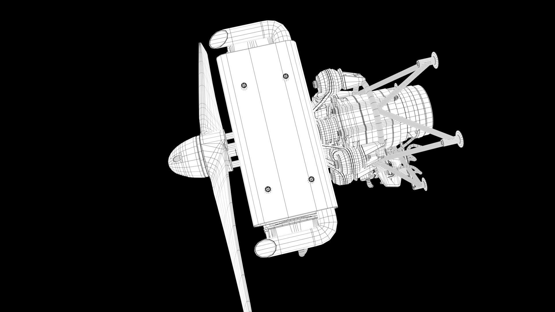 Drone Aircraft Engine  3D model_19