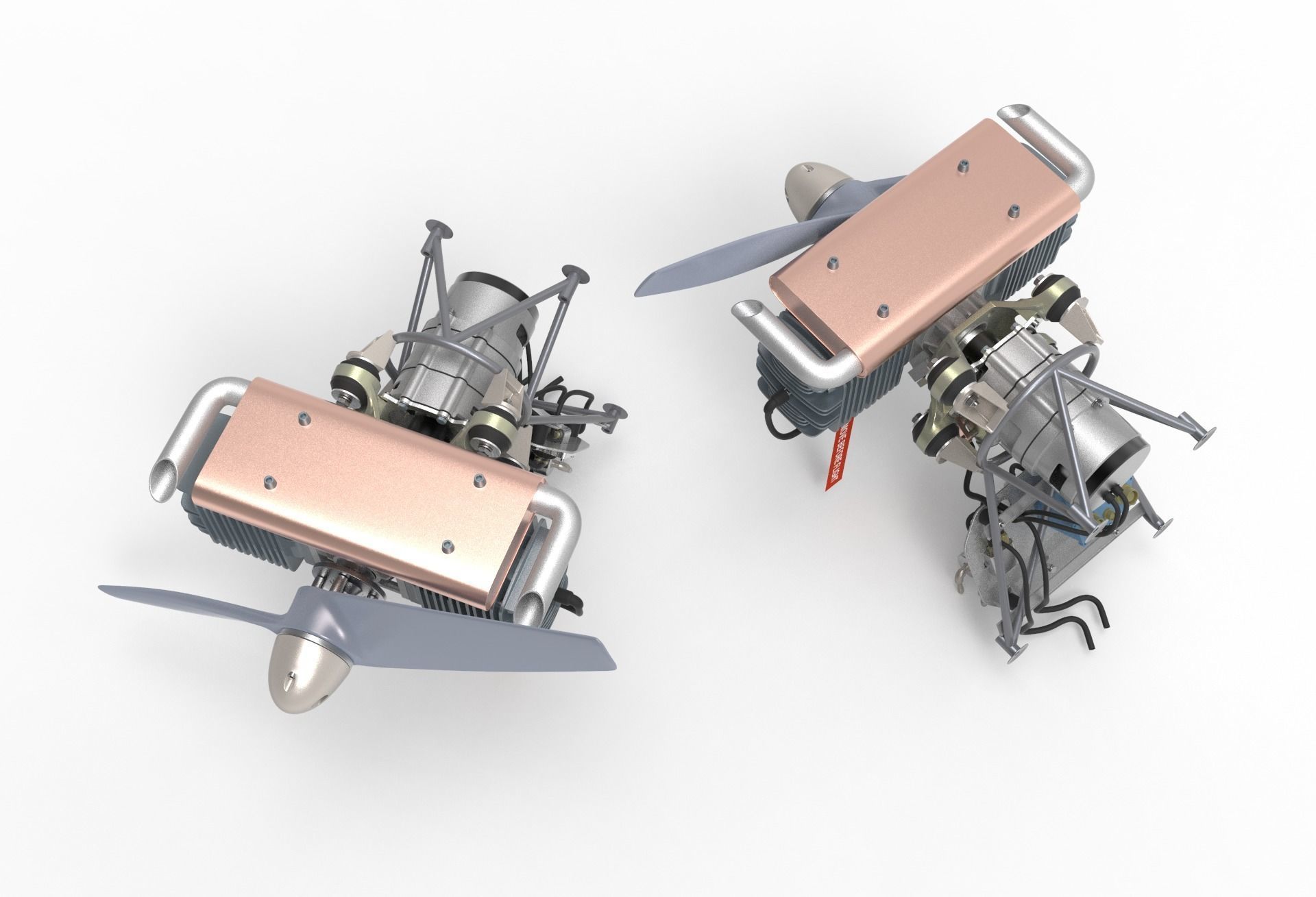 Drone Aircraft Engine  3D model_3