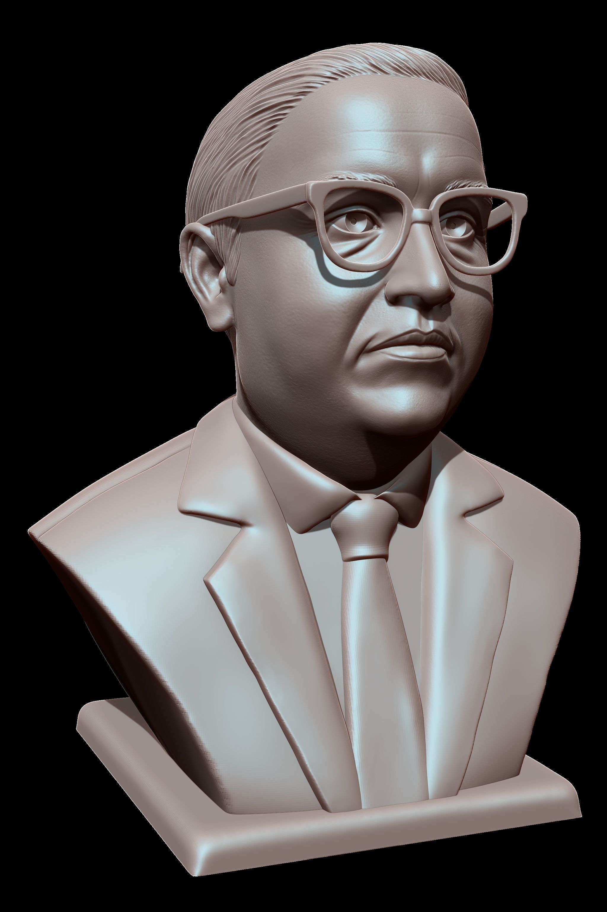 Dr BR Ambedkar 3D print model_3