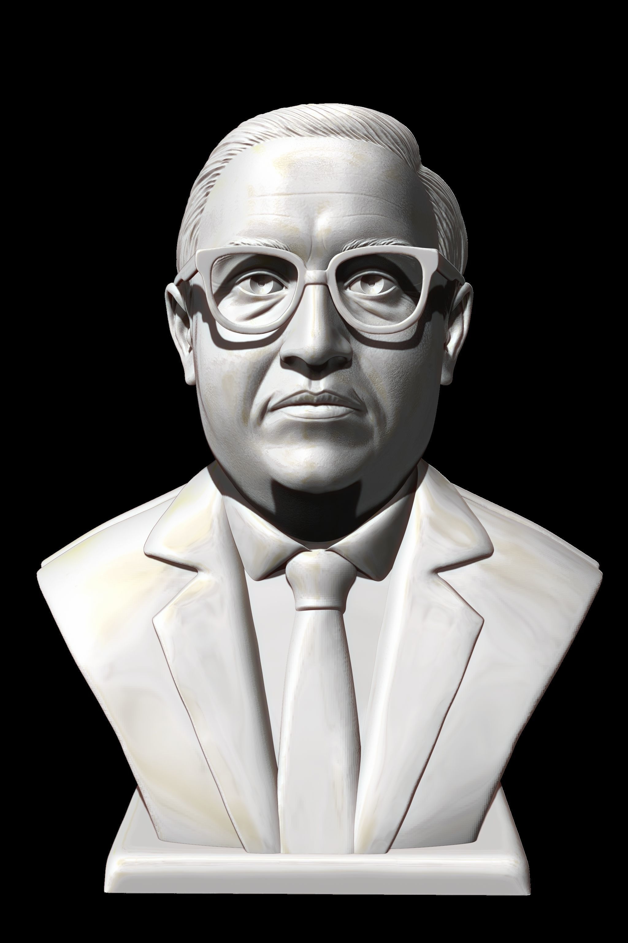 Dr BR Ambedkar 3D print model_5