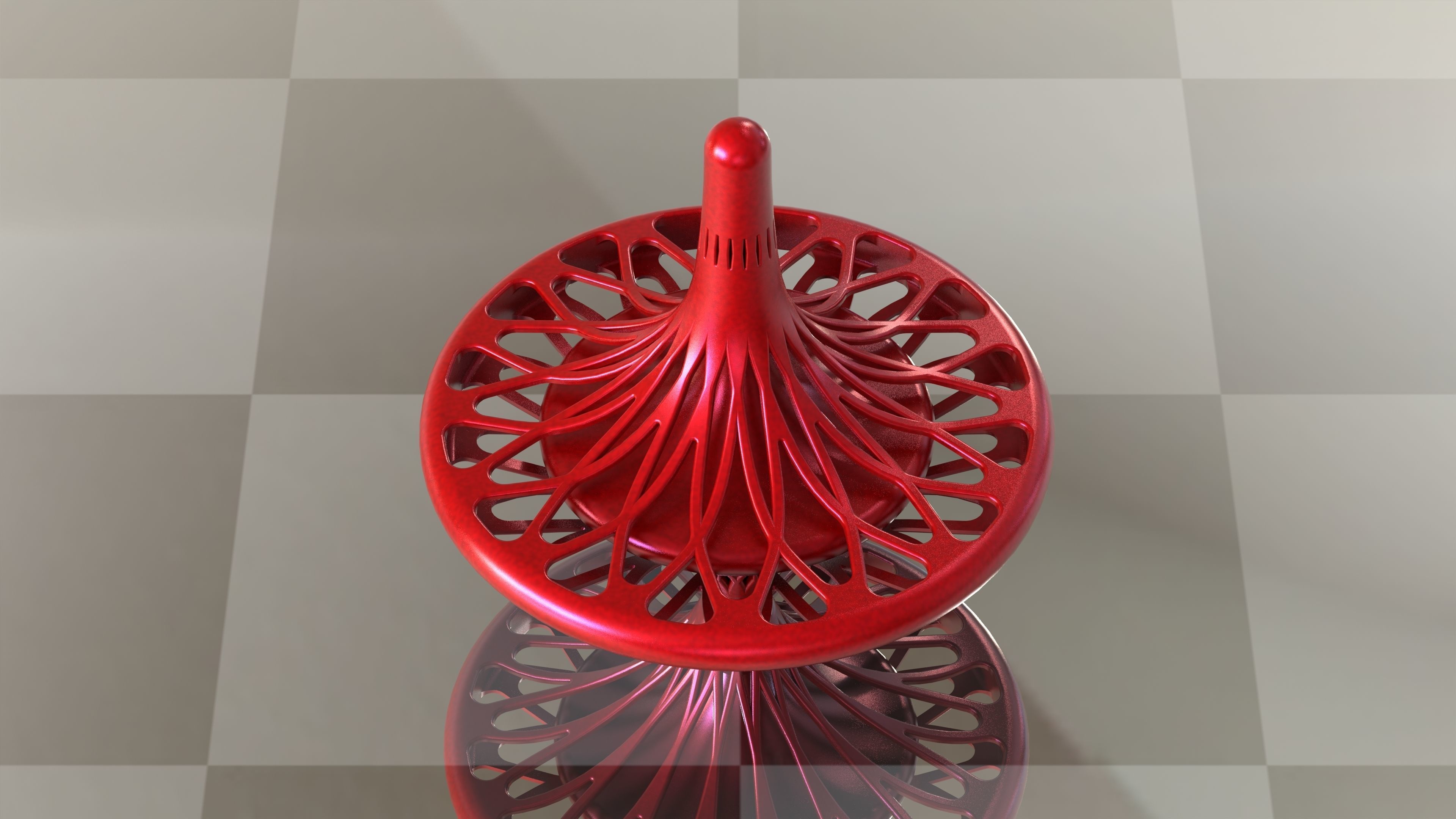 Totem Accurate Cobb Spinning Top 3D print model_9