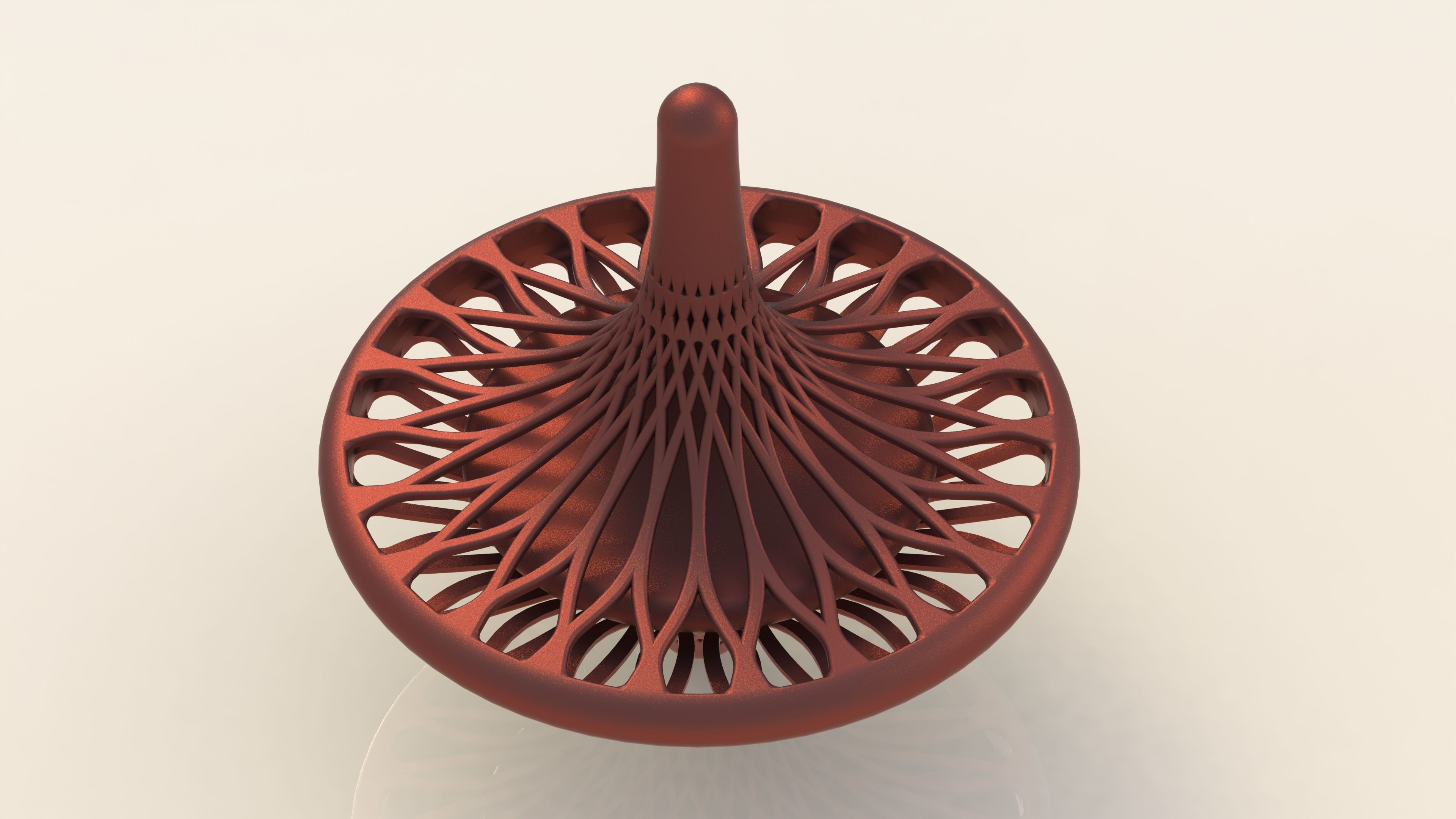 Totem Accurate Cobb Spinning Top 3D print model_16