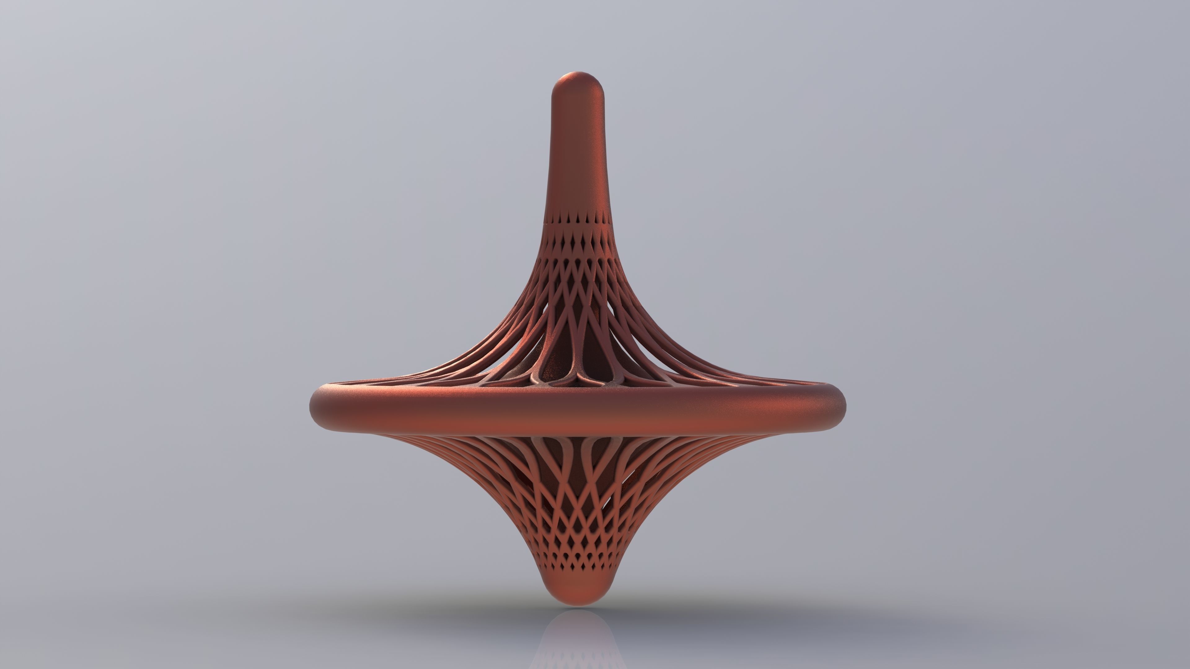 Totem Accurate Cobb Spinning Top 3D print model_17