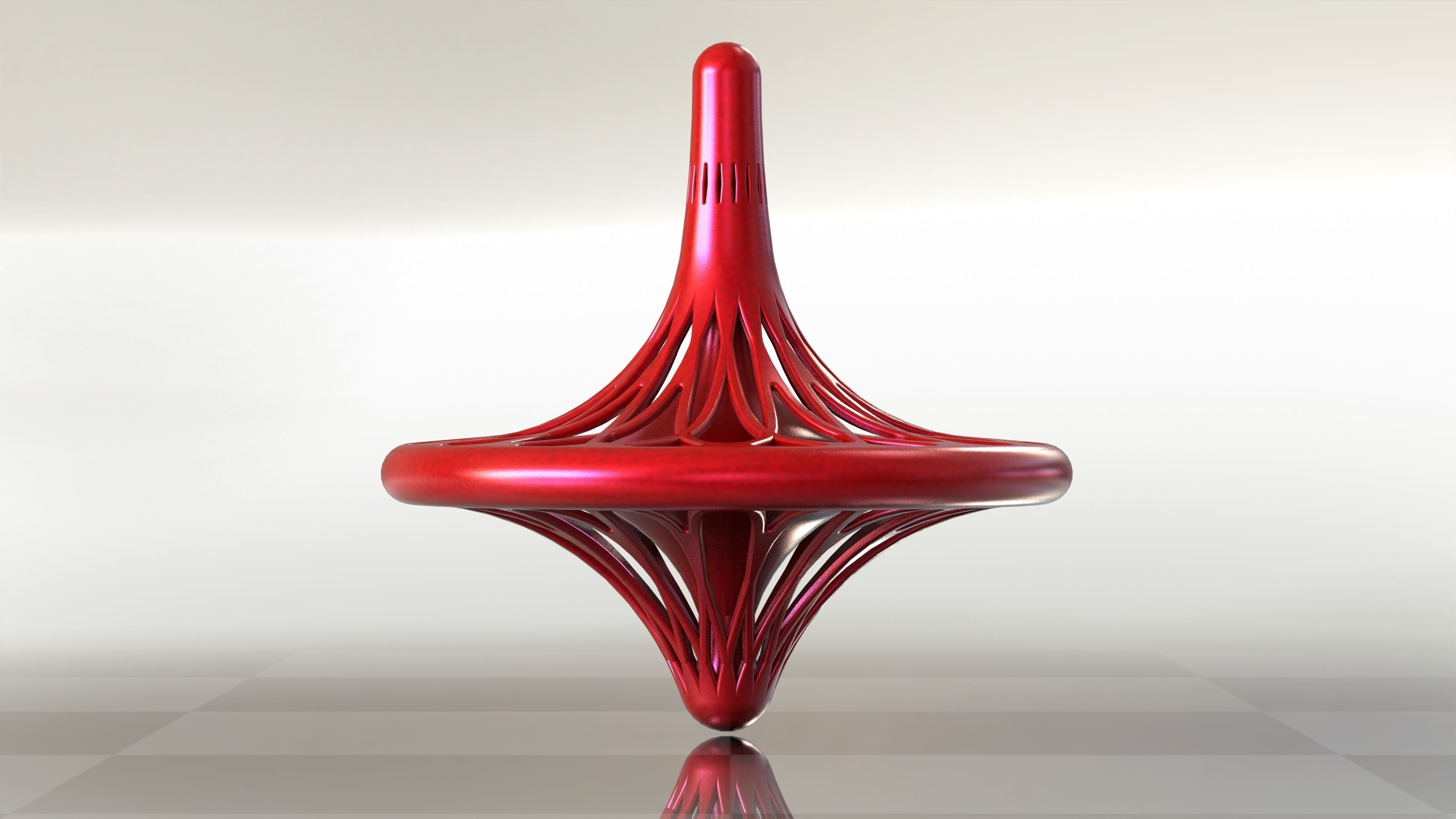 Totem Accurate Cobb Spinning Top 3D print model_7