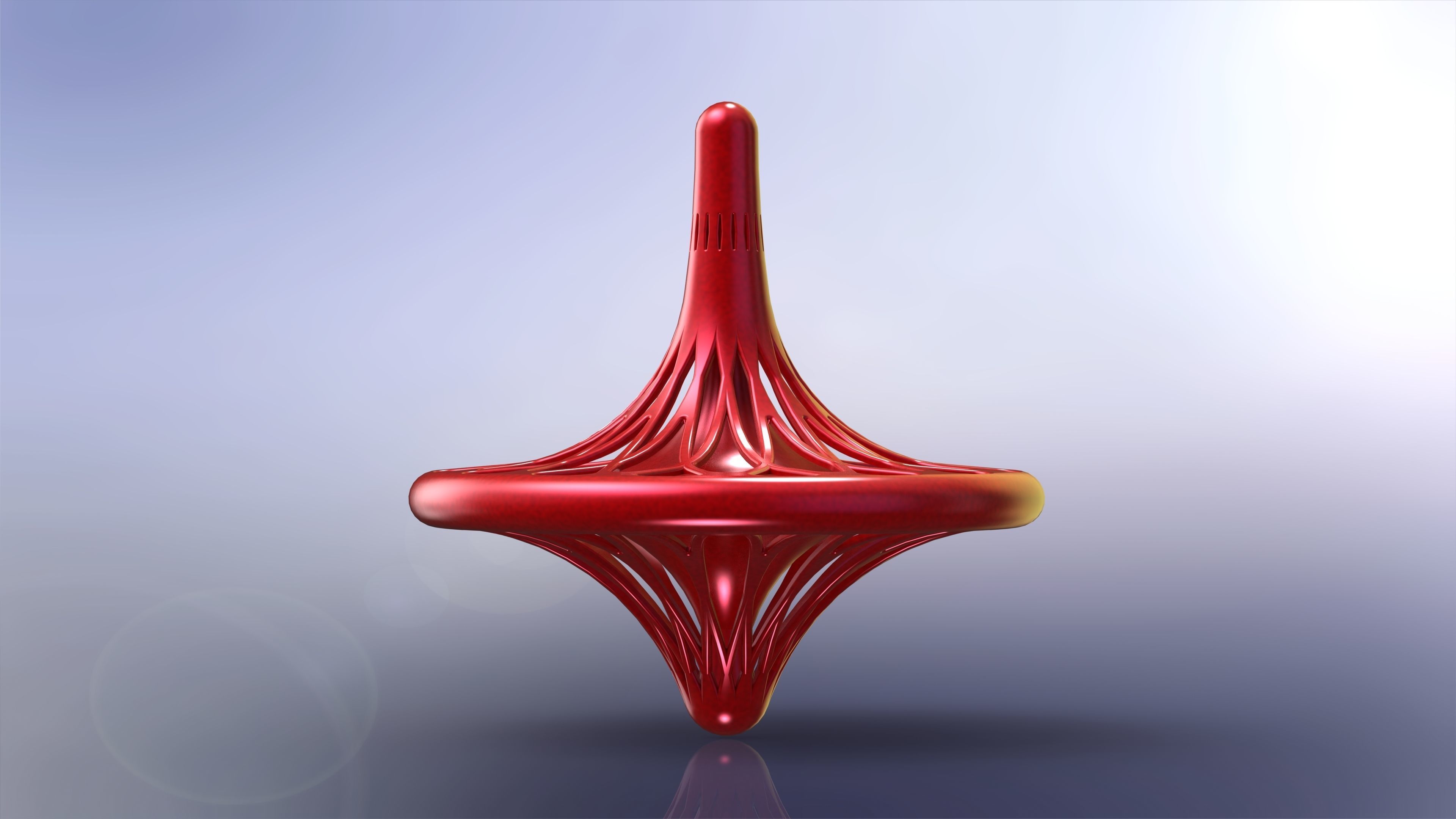 Totem Accurate Cobb Spinning Top 3D print model_11