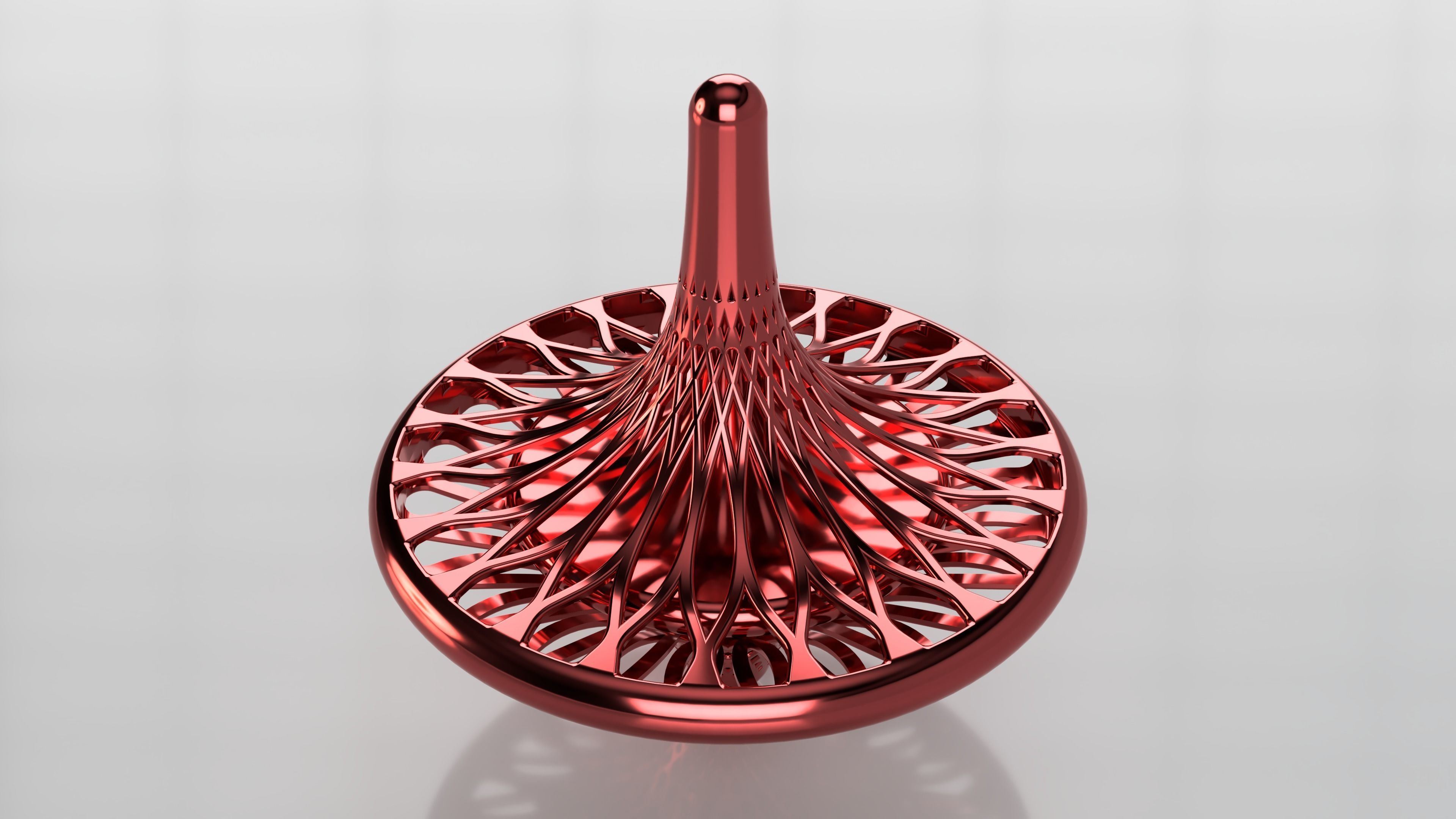 Totem Accurate Cobb Spinning Top 3D print model_6