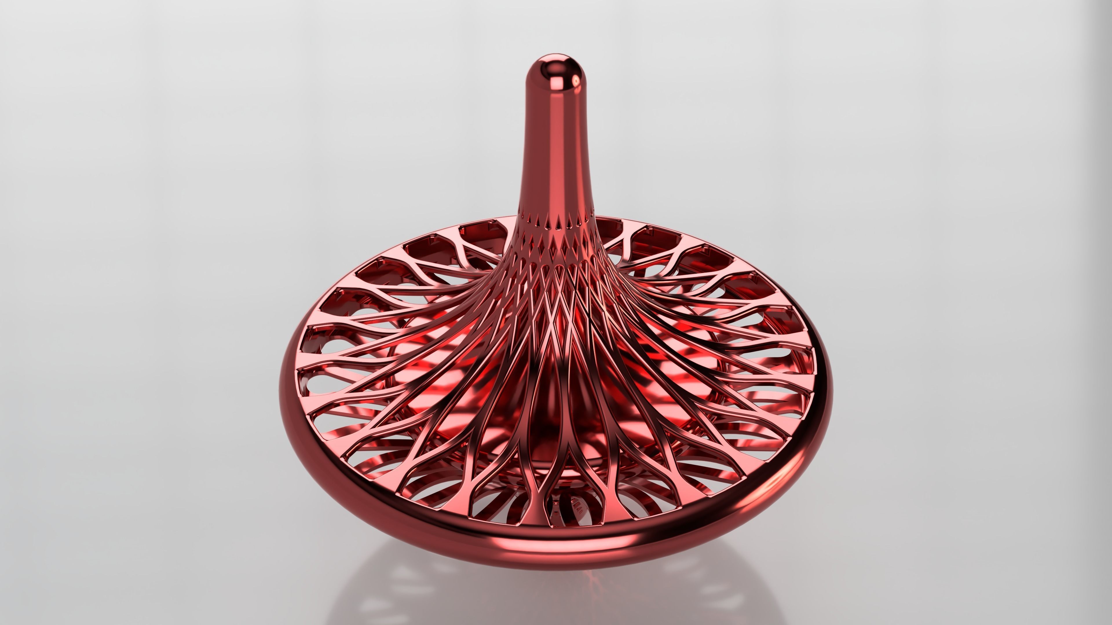 Totem Accurate Cobb Spinning Top 3D print model_3