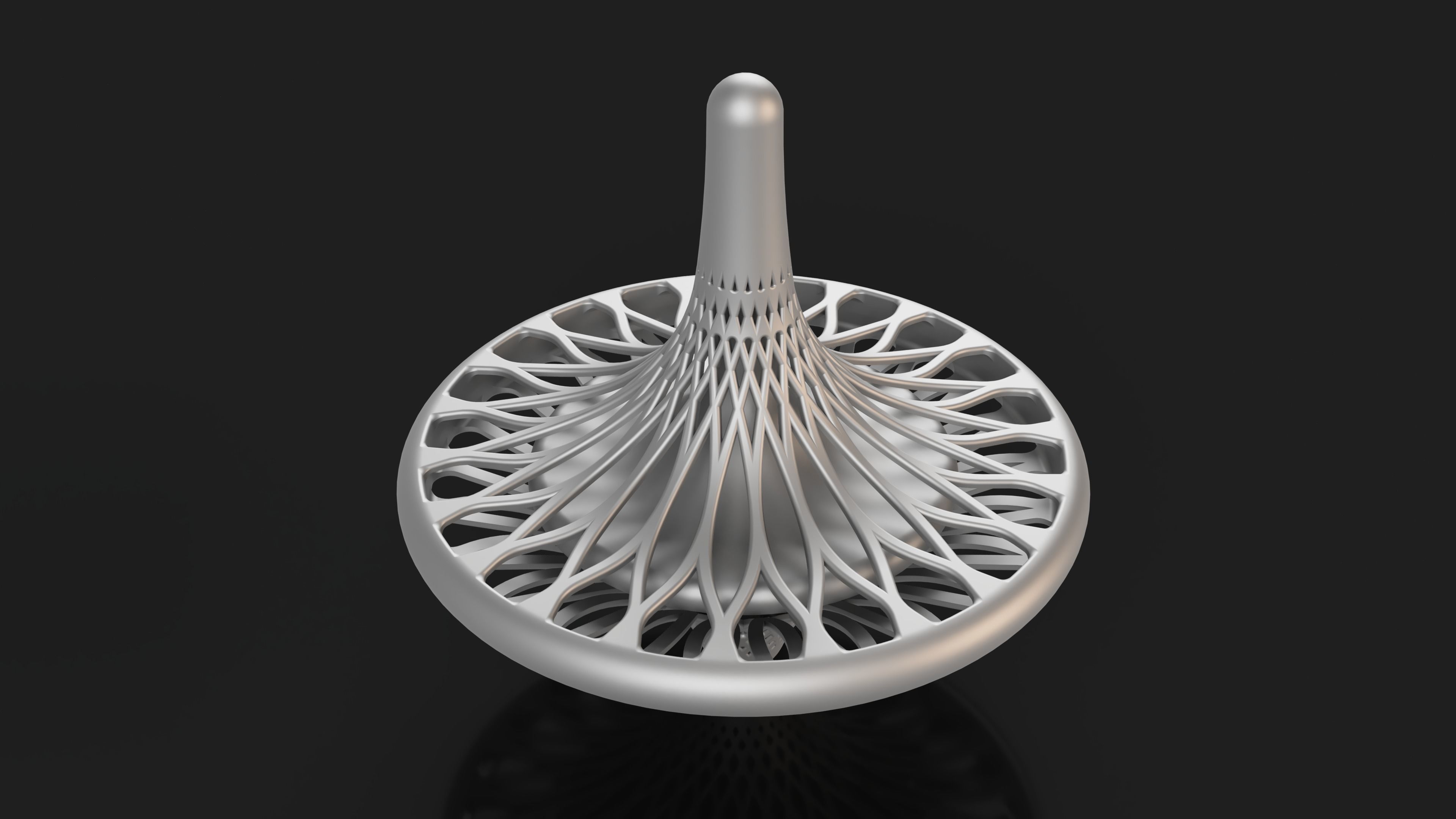 Totem Accurate Cobb Spinning Top 3D print model_10