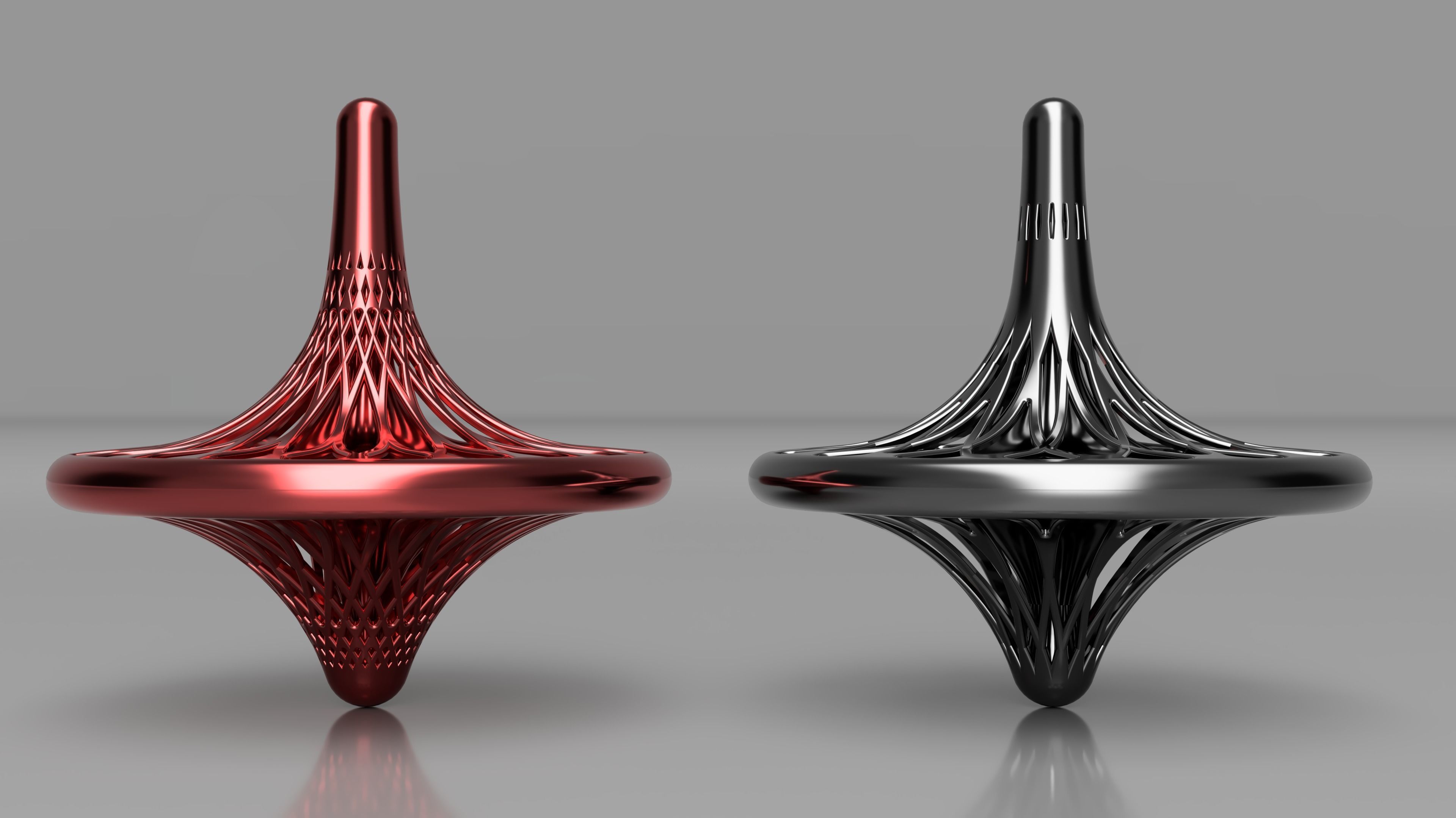 Totem Accurate Cobb Spinning Top 3D print model_1