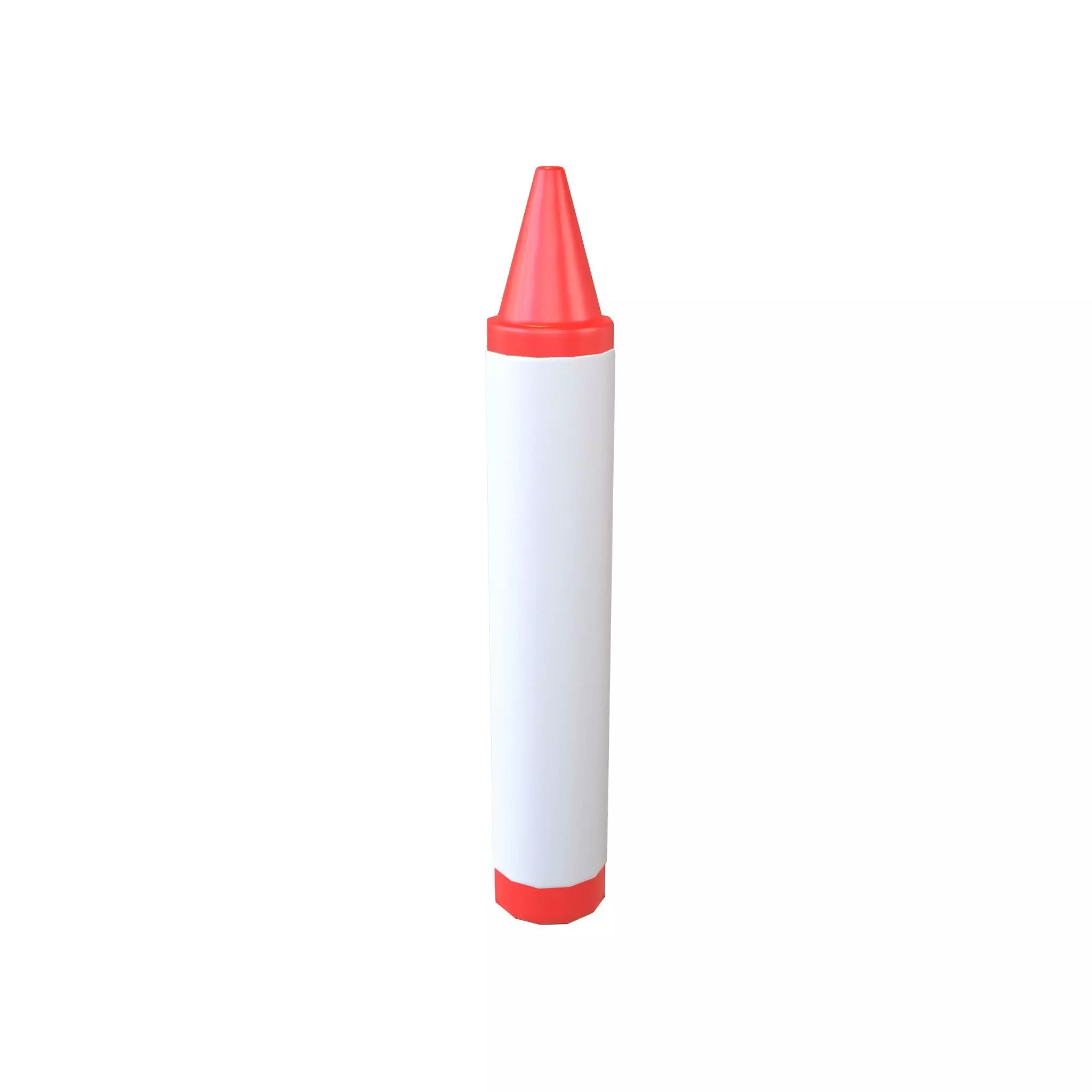 Crayon v1 002 Low-poly 3D model_0