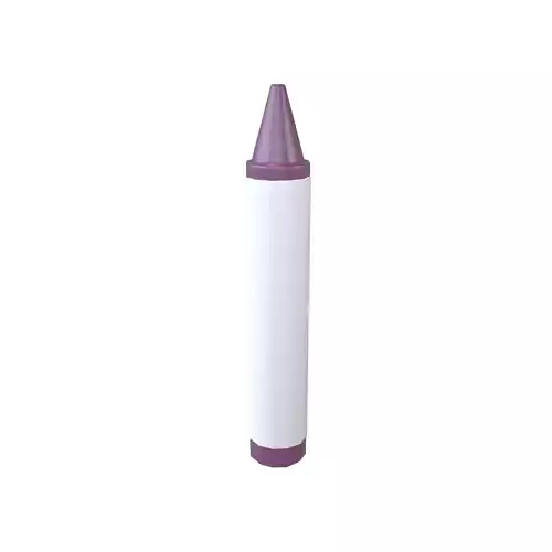 Crayon v1 003 Low-poly 3D model