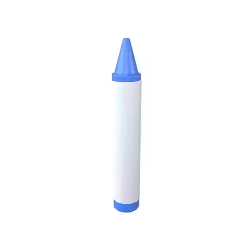 Crayon v1 004 Low-poly 3D model