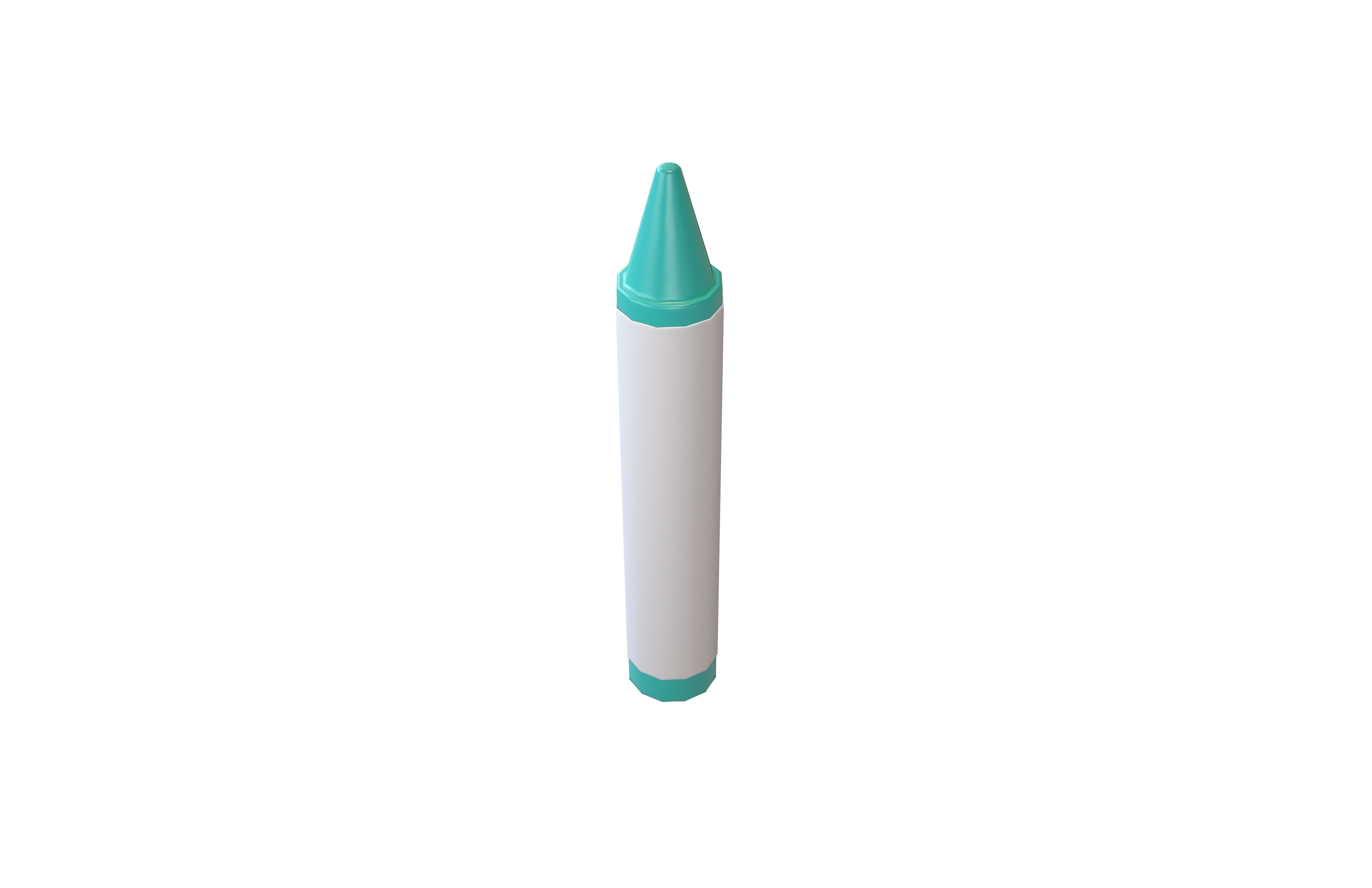 Crayon v1 005 Low-poly 3D model_2