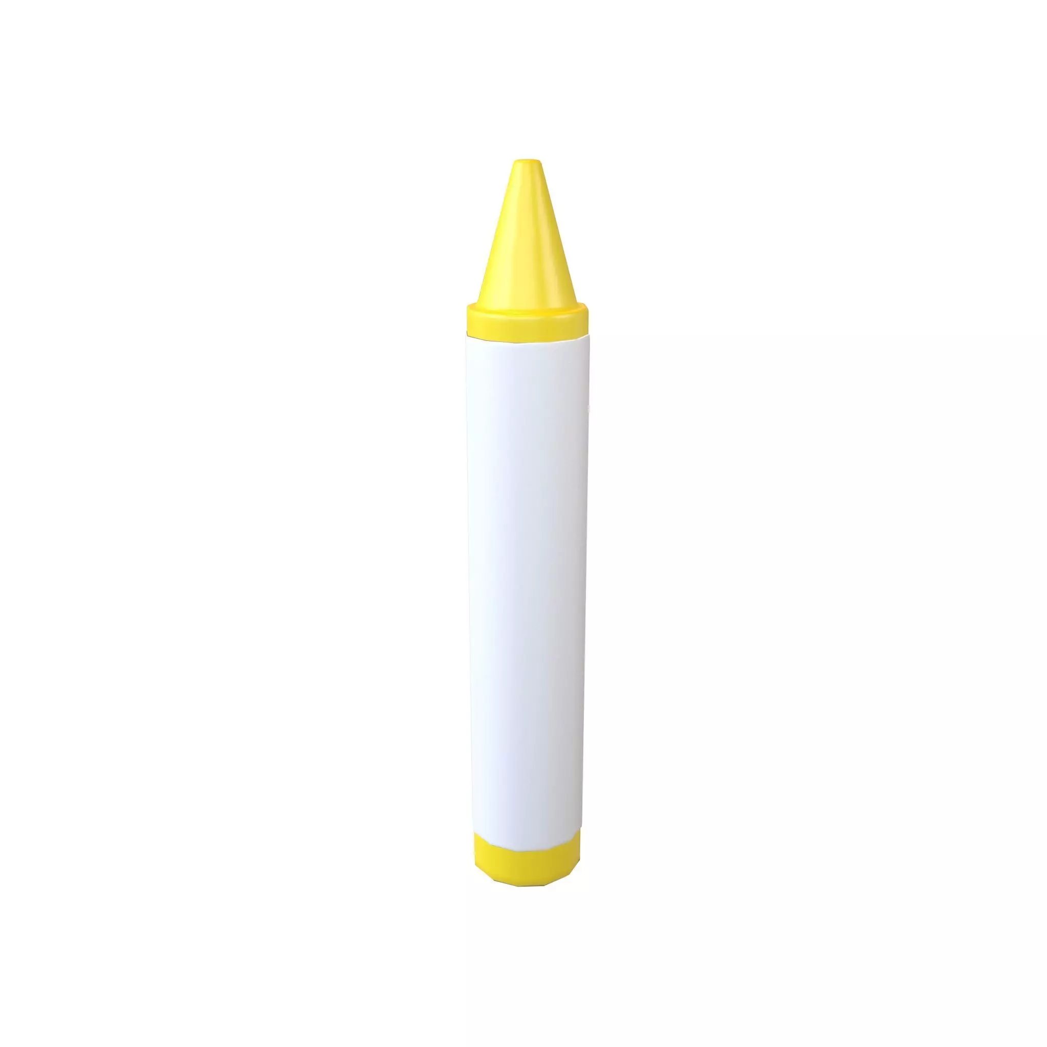 Crayon v1 006 Low-poly 3D model_0