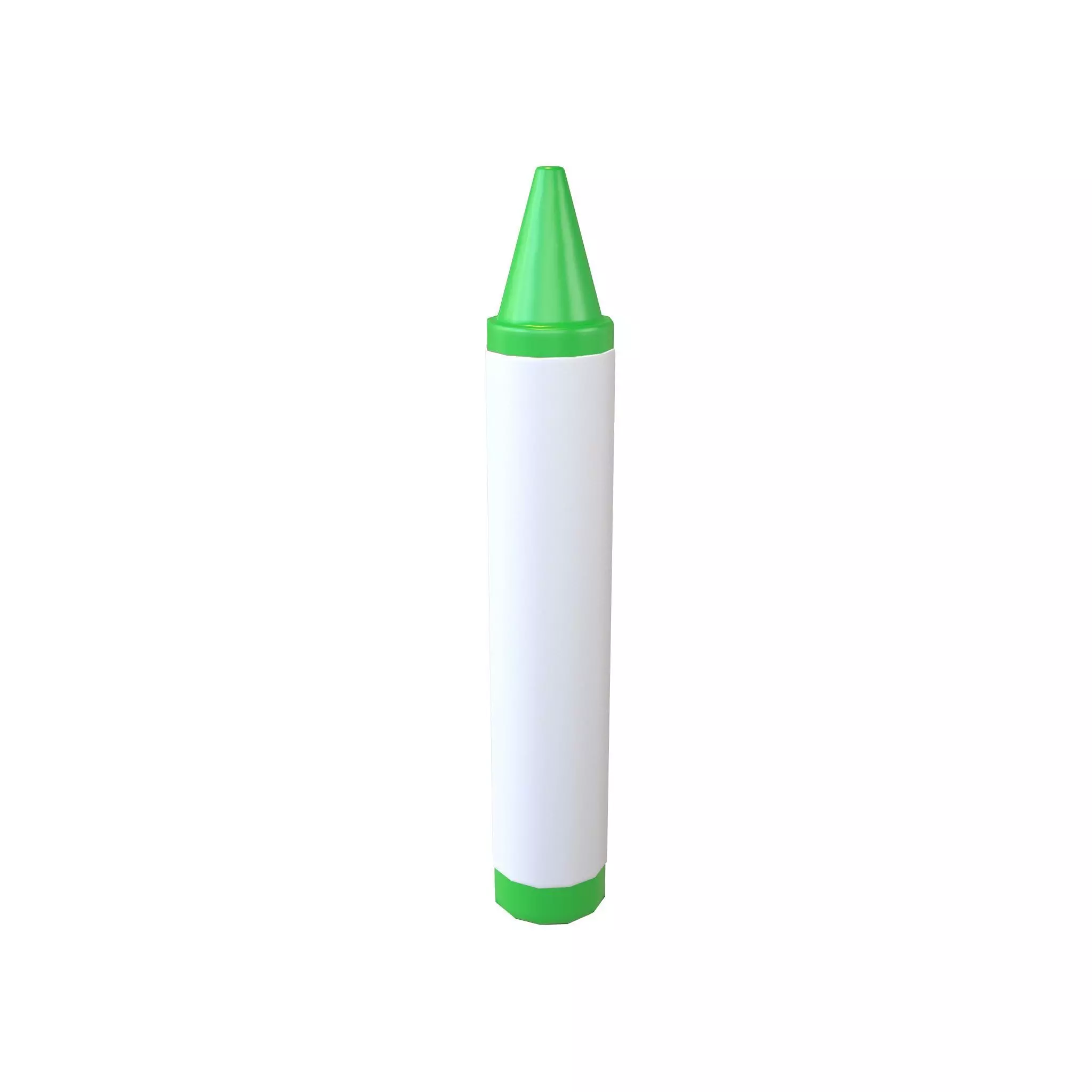 Crayon v1 007 Low-poly 3D model
