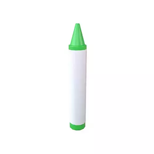 Crayon v1 007 Low-poly 3D model