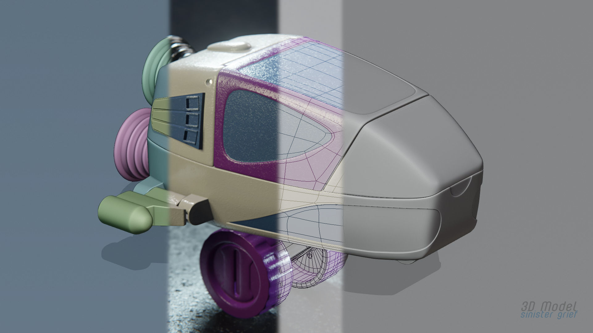 Spaceship Cruiser Buzz Lightyear 3D model_15