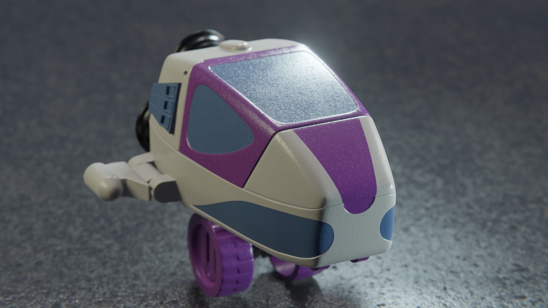 Spaceship Cruiser Buzz Lightyear 3D model_1