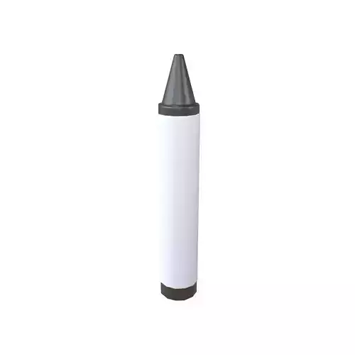 Crayon v1 009 Low-poly 3D model