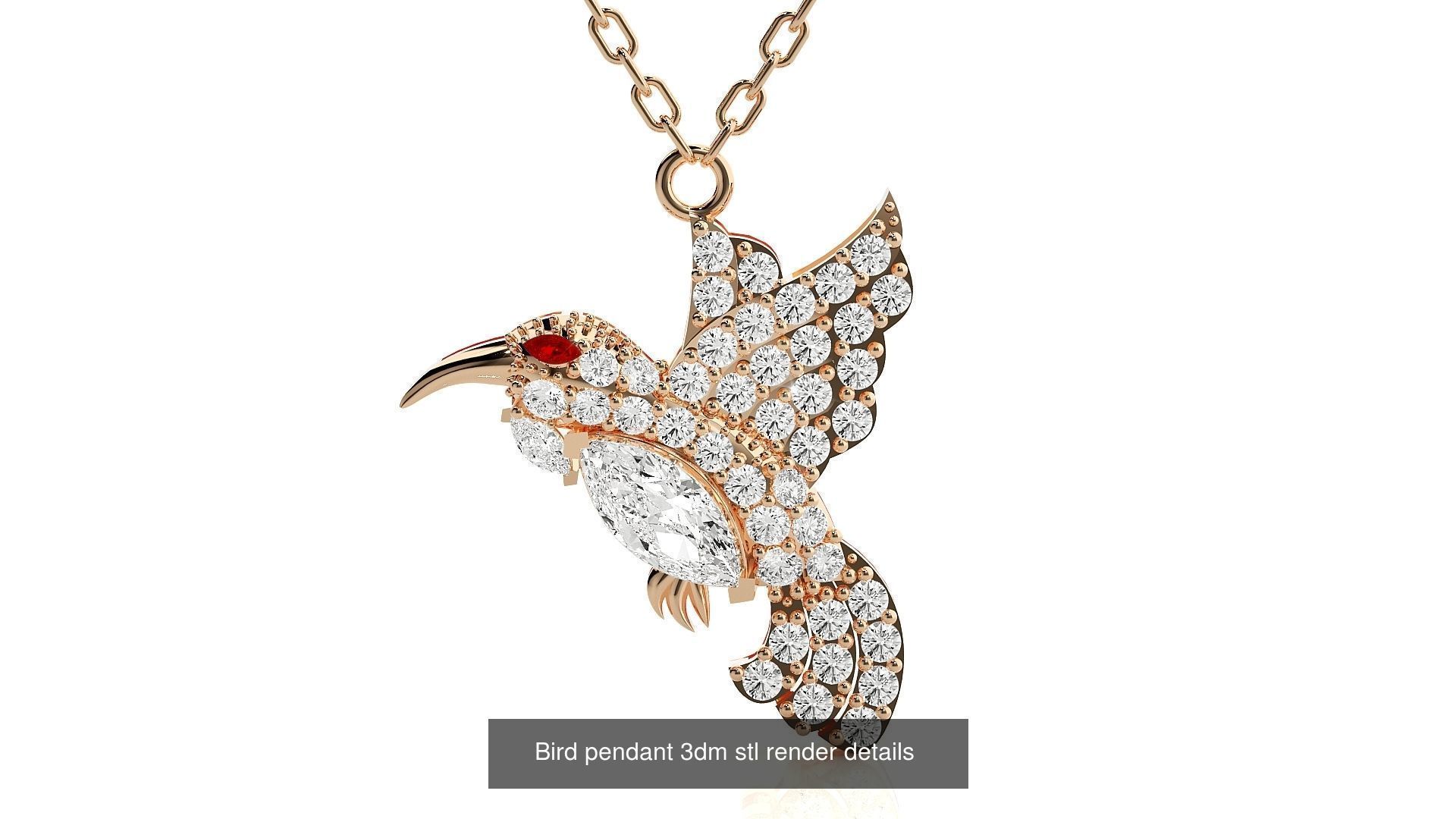 40 Animal Pendants Charms 3dm stl renders details 3D Model Collection_17