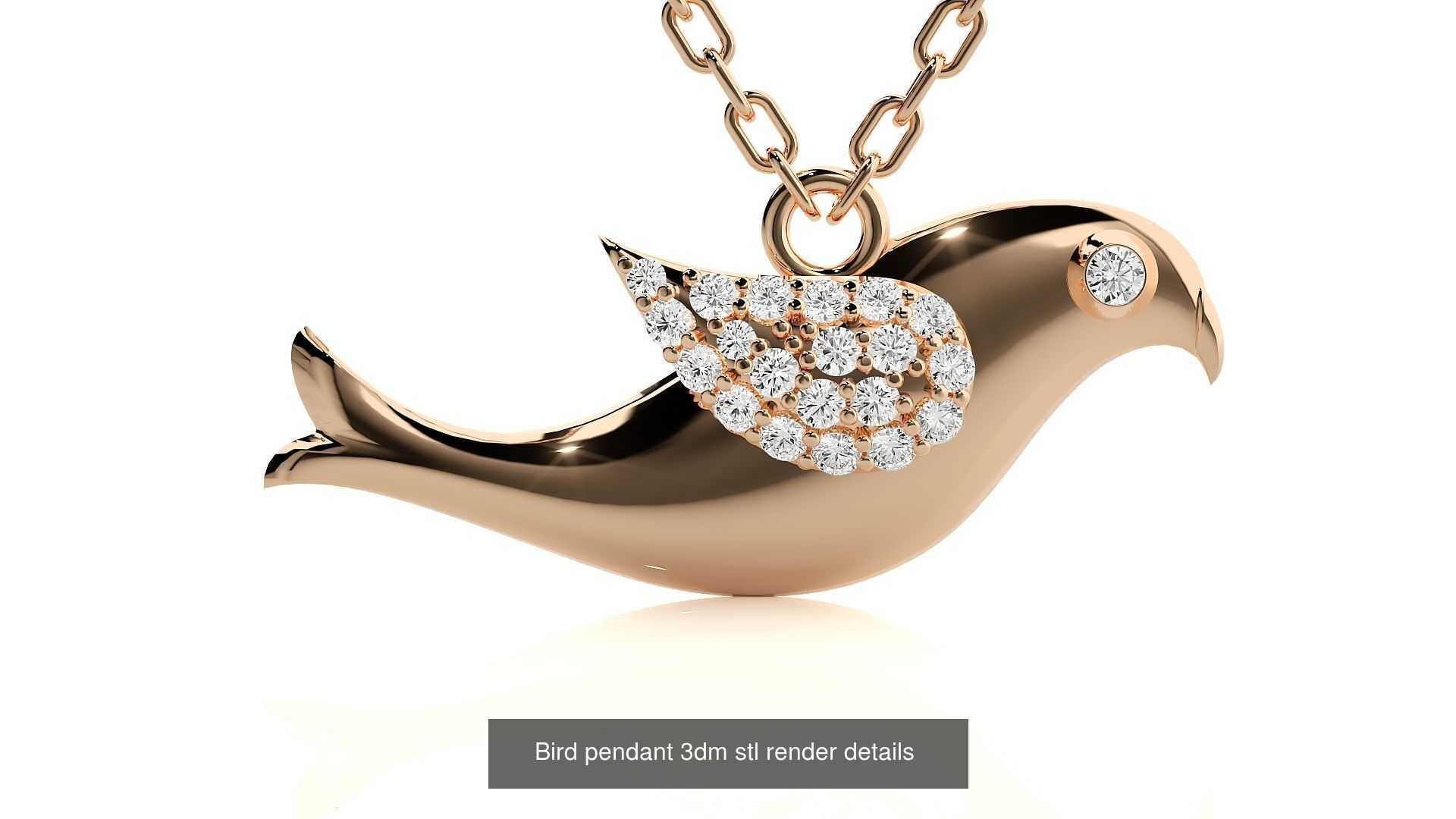 40 Animal Pendants Charms 3dm stl renders details 3D Model Collection_44