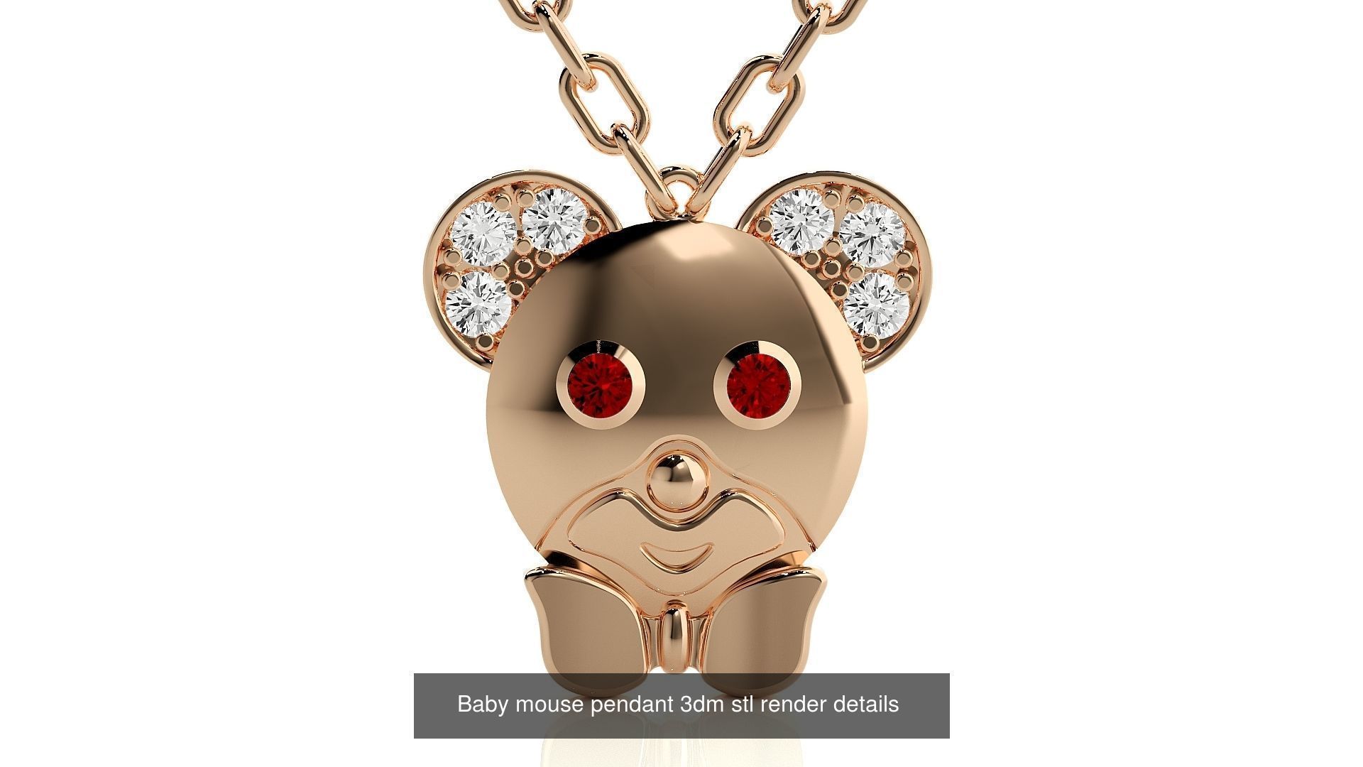 40 Animal Pendants Charms 3dm stl renders details 3D Model Collection_36