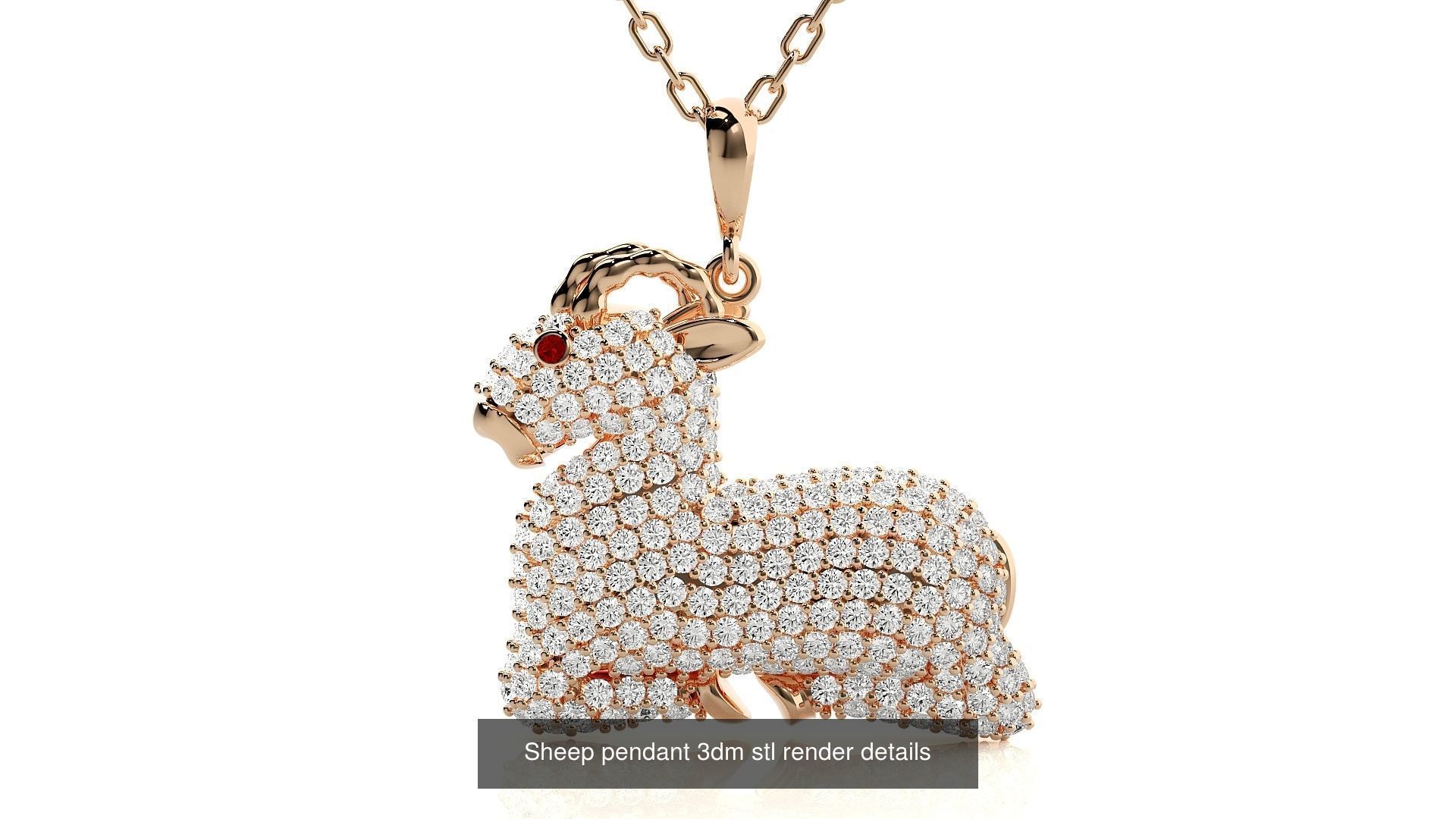 40 Animal Pendants Charms 3dm stl renders details 3D Model Collection_10