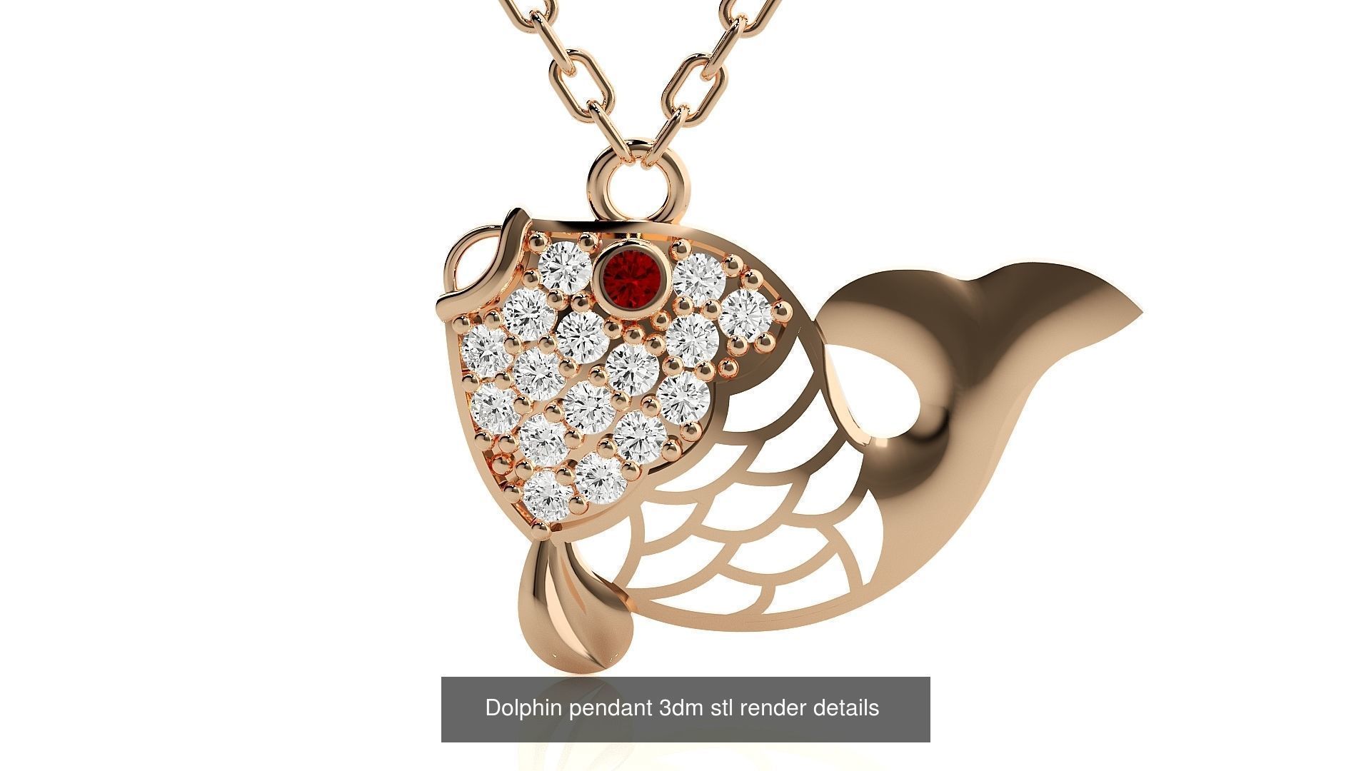 40 Animal Pendants Charms 3dm stl renders details 3D Model Collection_39