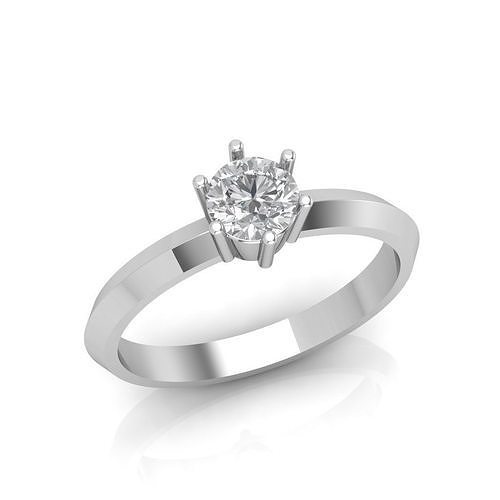 JD194-CAD-GRN diamond engagement ring gold Free 3D print model