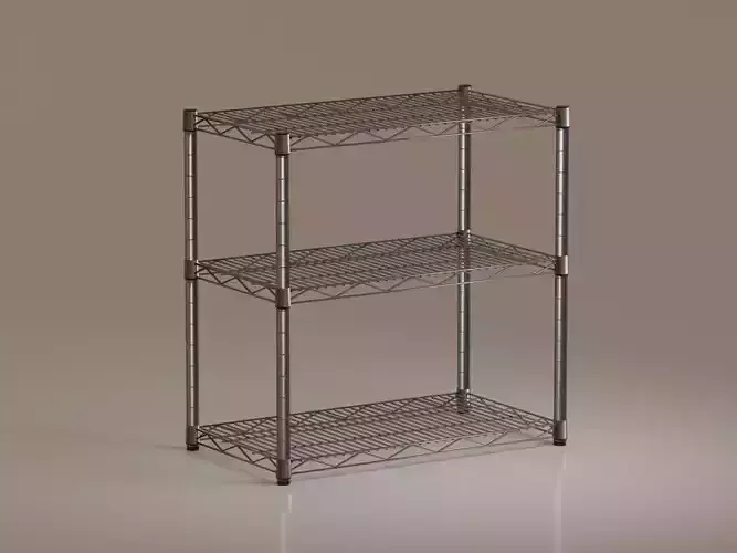 Low Poly Wire Rack
