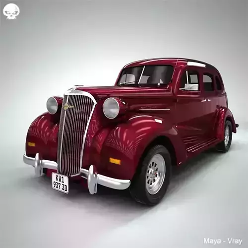 Chevrolet Master Sedan 1937 3D model