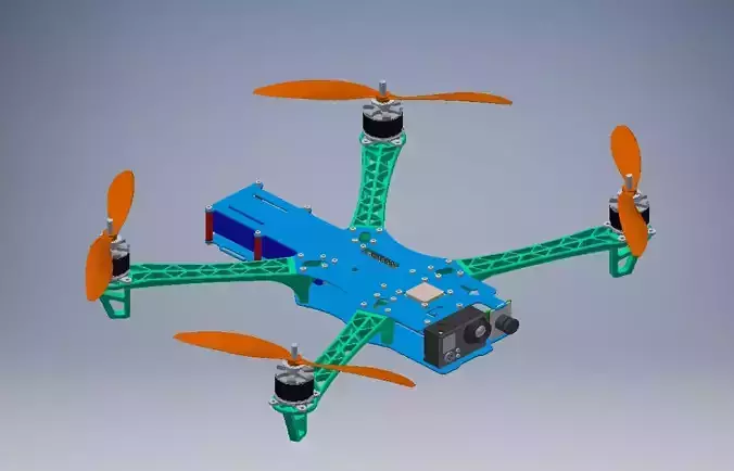 TBS Discovery Quadcopter 3D model