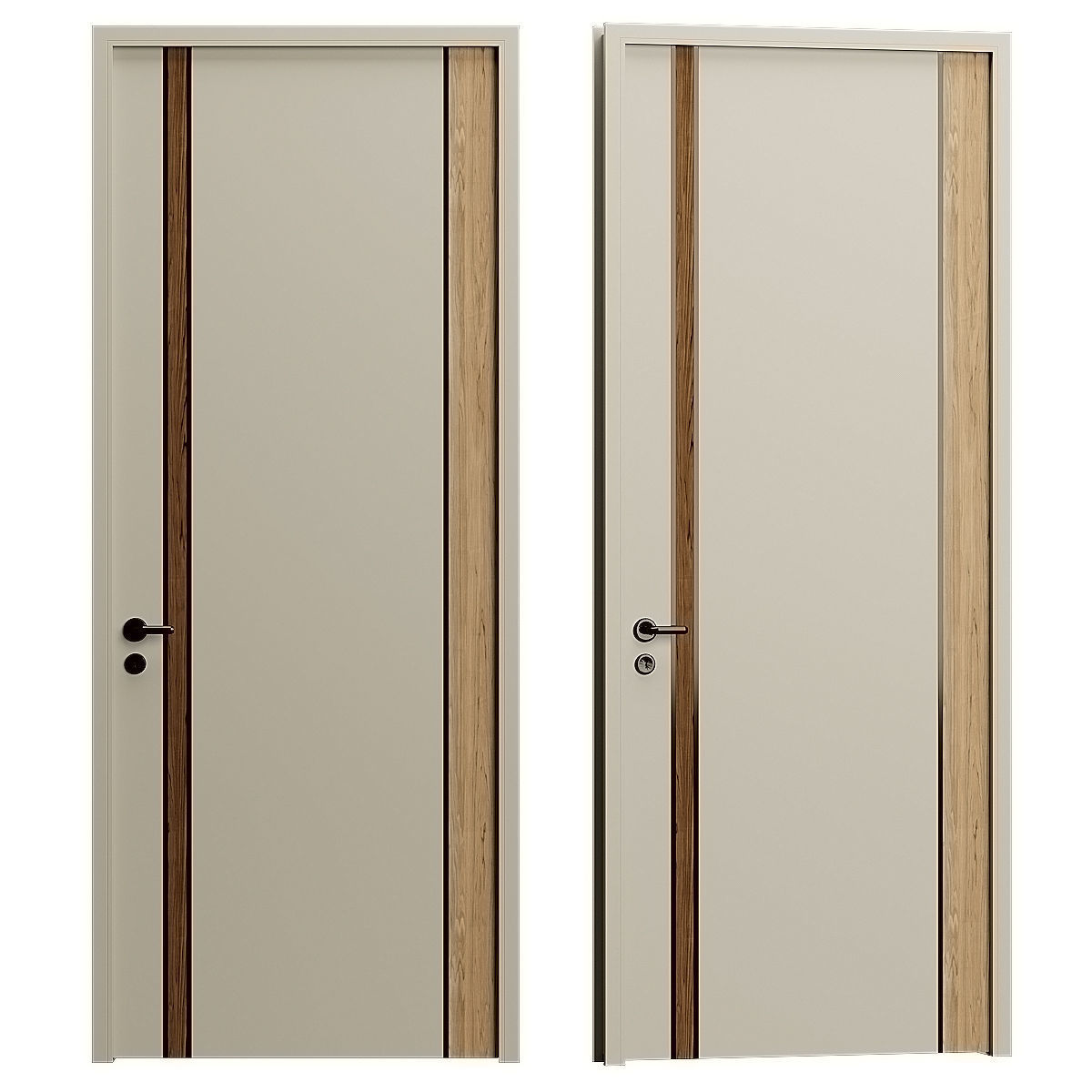 Customize Room Interior Door 3D model_2