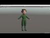 Christmas Elf Low-poly 3D model_2