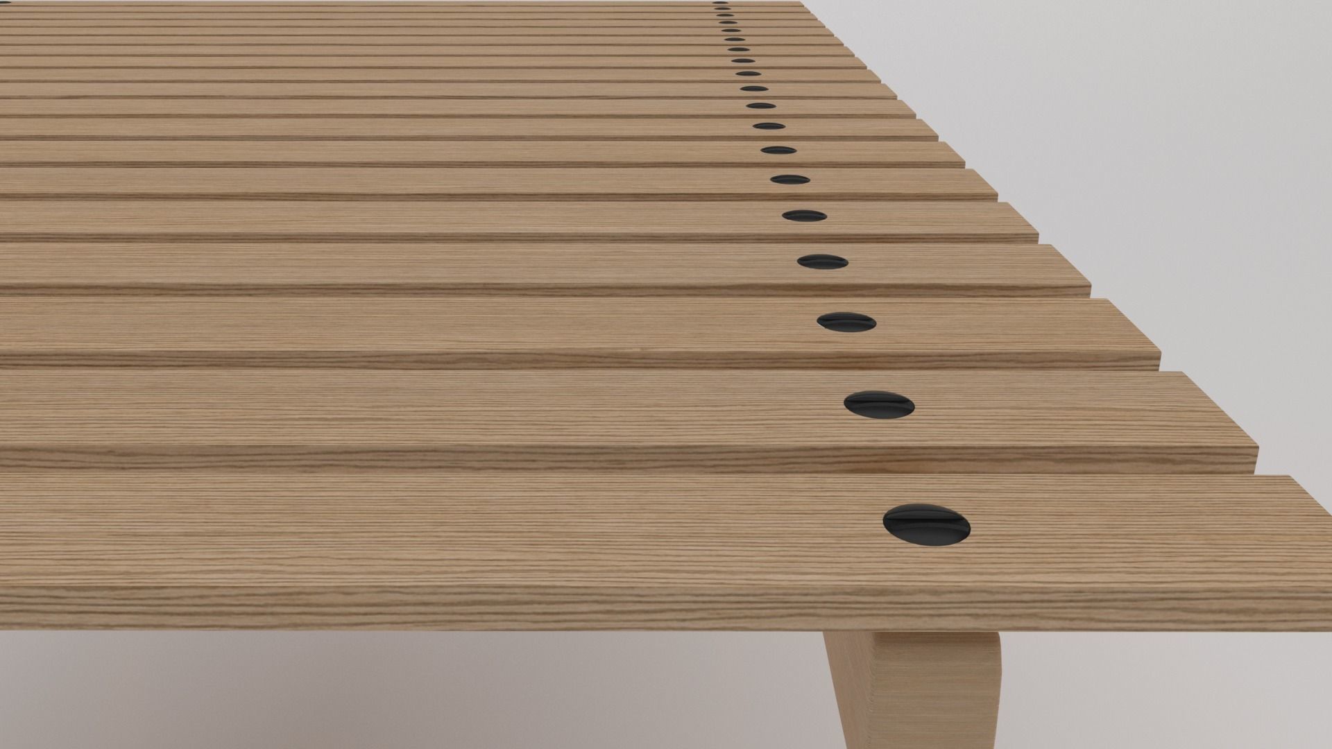 Beach table Free 3D model_4