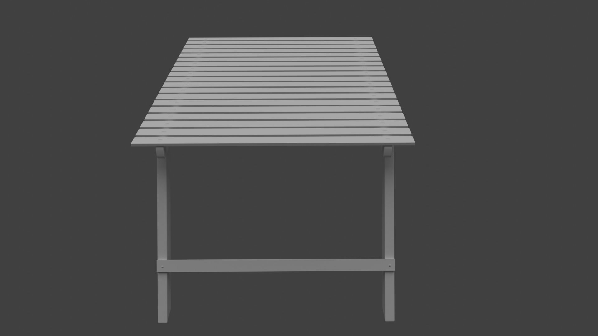 Beach table Free 3D model_6