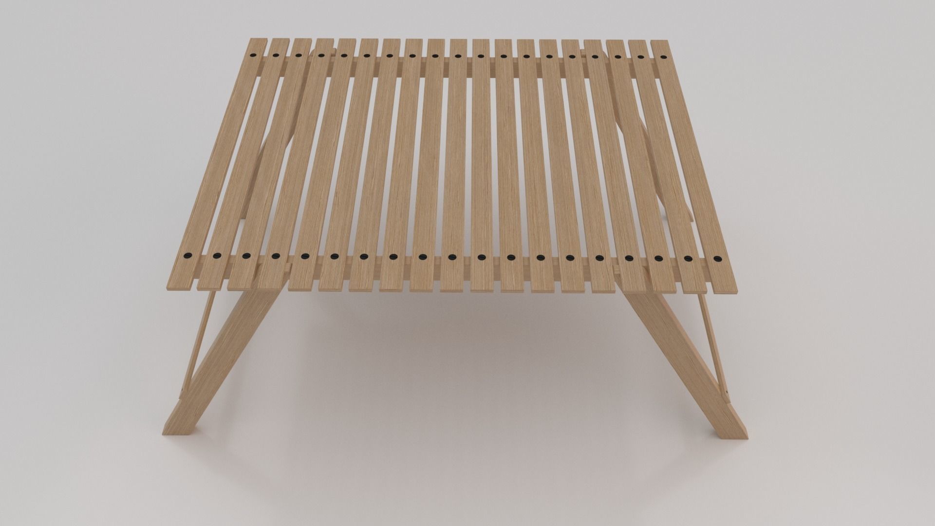 Beach table Free 3D model_1