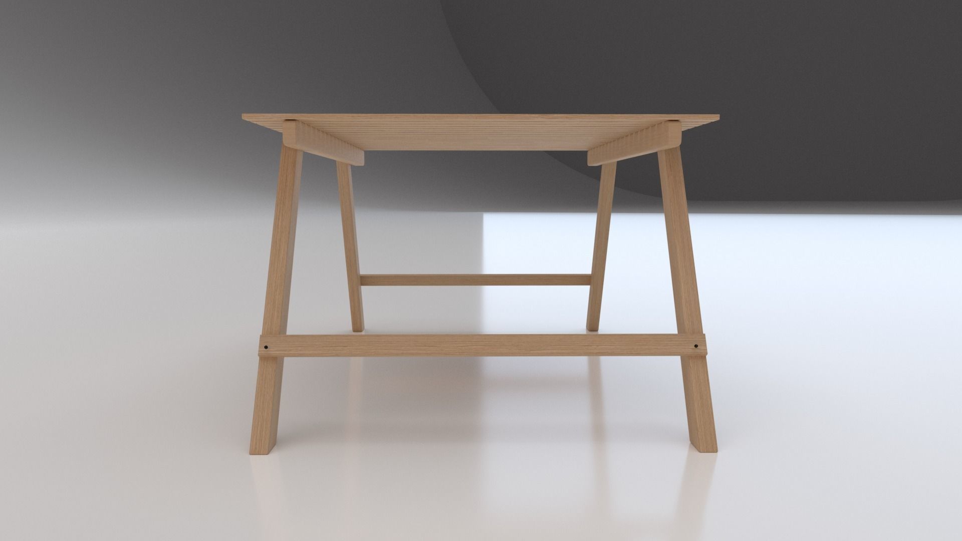 Beach table Free 3D model_2