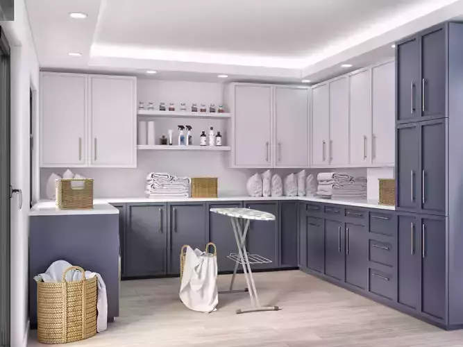 Laundry Room 3D Interior Scene 3D model