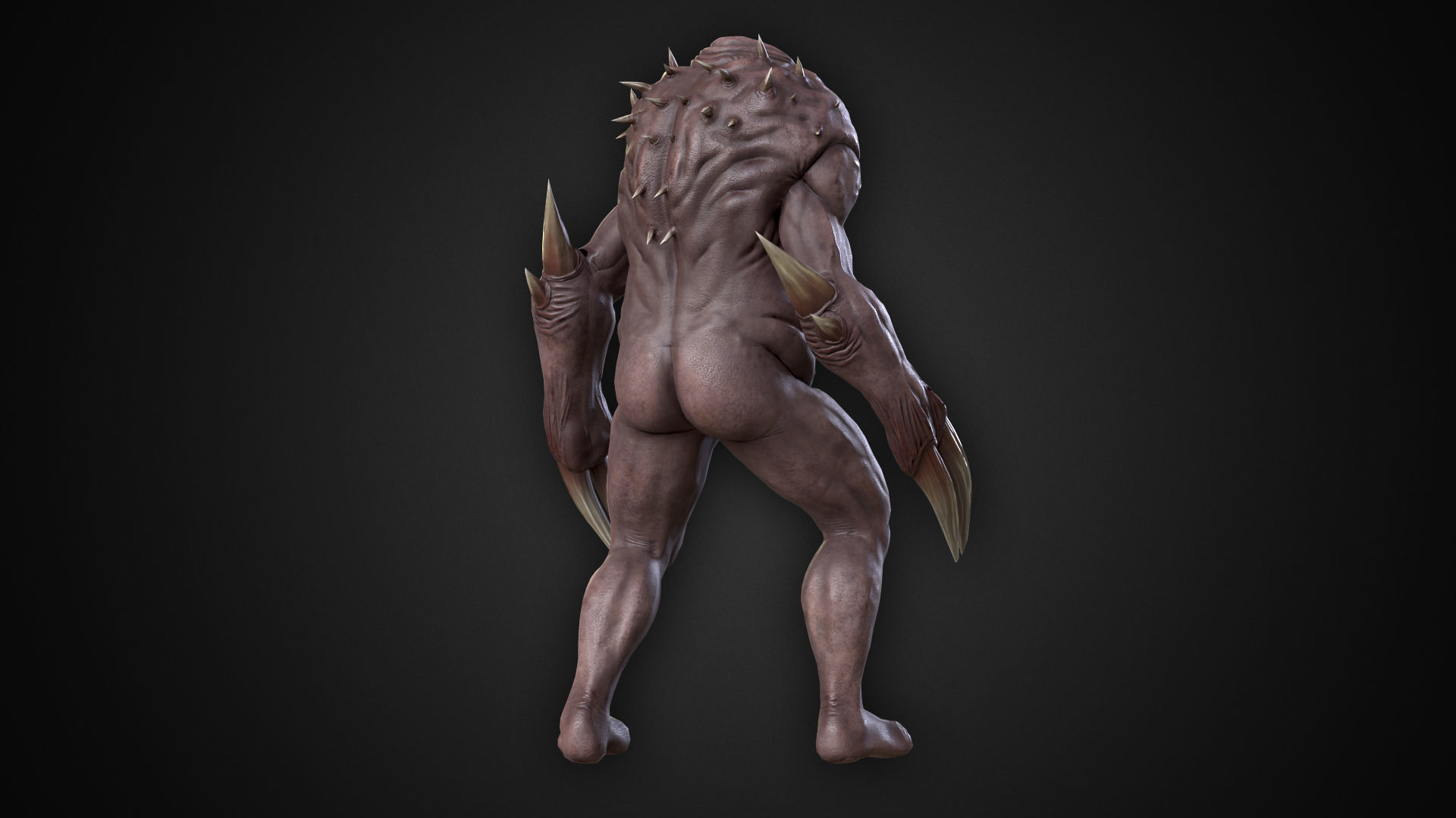 Fat Ripper Low-poly 3D model_4