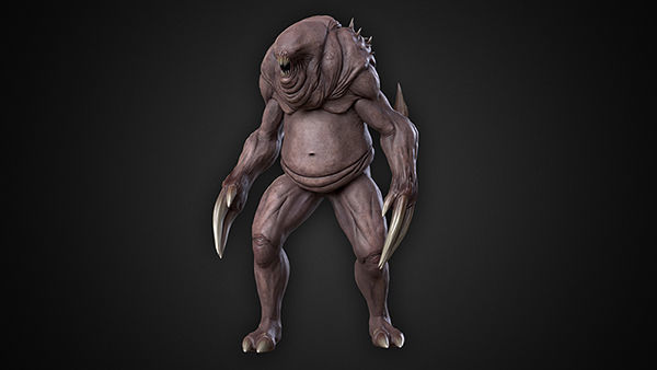 Fat Ripper Low-poly 3D model_3