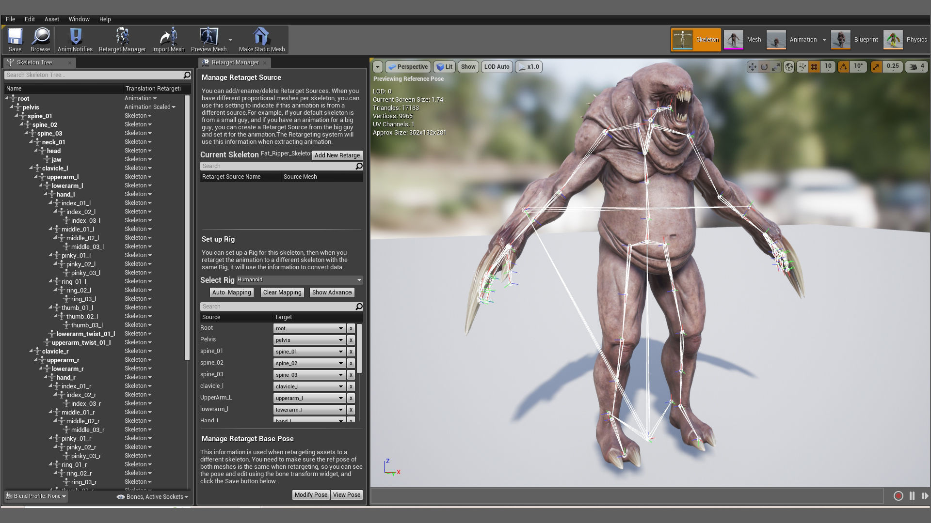 Fat Ripper Low-poly 3D model_7